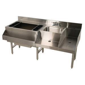 CRU-60L-7 | 59' | Underbar Ice Bin/Cocktail Station, Blender Station CRU-60L-7 | 59' | Underbar Ice Bin/Cocktail Station, Blender Station