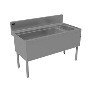 PRC-24-48L | 48' | Underbar Ice Bin/Cocktail Station, Bottle Well Bin