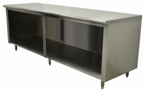 EEB-SS-308 | 96' | Work Table, Cabinet Base Open Front EEB-SS-308 | 96' | Work Table, Cabinet Base Open Front