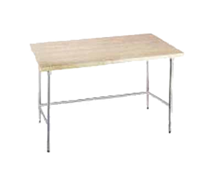 TH2G-366 | 72' | Work Table, Wood Top