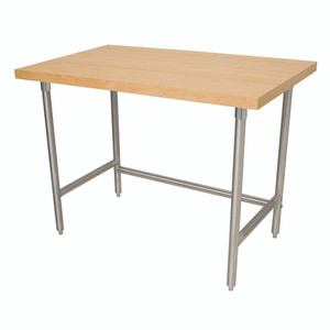 TH2S-307 | 84' | Work Table, Wood Top