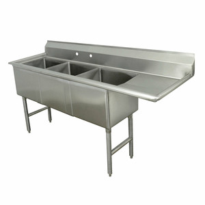 FC-3-1620-18R | 68' | Sink, (3) Three Compartment FC-3-1620-18R | 68' | Sink, (3) Three Compartment