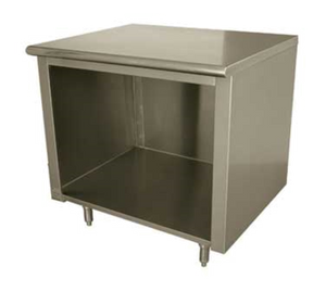 EB-SS-305 | 60' | Work Table, Cabinet Base Open Front