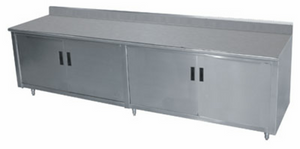 EHK-SS-308M | 96' | Work Table, Cabinet Base Hinged Doors EHK-SS-308M | 96' | Work Table, Cabinet Base Hinged Doors