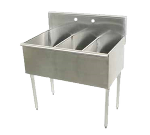 4-3-36 | 36' | Sink, (3) Three Compartment 4-3-36 | 36' | Sink, (3) Three Compartment