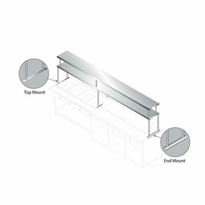 CU-24-132-2 | 132' | Overshelf, Table-Mounted CU-24-132-2 | 132' | Overshelf, Table-Mounted
