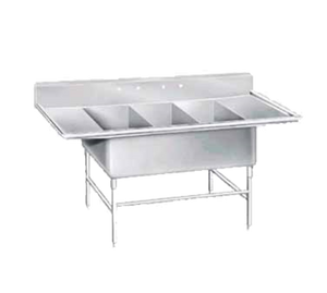 K7-3-3030-24RL | 138' | Sink, (3) Three Compartment K7-3-3030-24RL | 138' | Sink, (3) Three Compartment