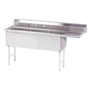 FS-3-1524-24R | 71' | Sink, (3) Three Compartment FS-3-1524-24R | 71' | Sink, (3) Three Compartment