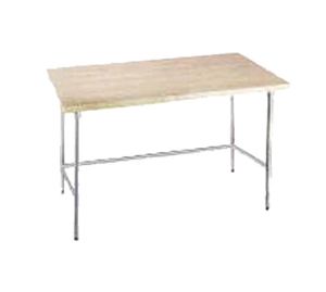 TH2G-368 | 96' | Work Table, Wood Top