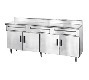 HDRC-308 | 96' | Work Table, Cabinet Base Hinged Doors HDRC-308 | 96' | Work Table, Cabinet Base Hinged Doors