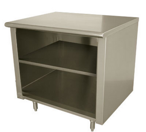 EEB-SS-245M-X | 60' | Work Table, Cabinet Base Open Front EEB-SS-245M-X | 60' | Work Table, Cabinet Base Open Front