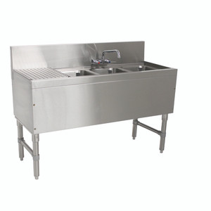 PRB-19-53R | 60' | Underbar Sink Units PRB-19-53R | 60' | Underbar Sink Units