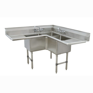 FC-K6-18D | 57' | Sink, Corner, Compartment FC-K6-18D | 57' | Sink, Corner, Compartment