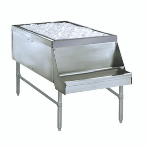 PRPT-2442-10 | 24' | Underbar Ice Bin/Cocktail Station, Pass-Thru PRPT-2442-10 | 24' | Underbar Ice Bin/Cocktail Station, Pass-Thru