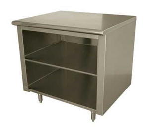 EB-SS-246M | 72' | Work Table, Cabinet Base Open Front