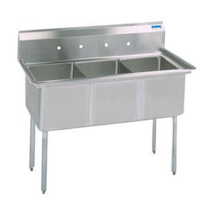 BKS-3-24-14 | 77' | Sink, (3) Three Compartment BKS-3-24-14 | 77' | Sink, (3) Three Compartment