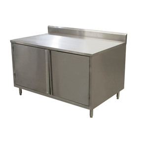CSTR5-3018H | 18' | Work Table, Cabinet Base Hinged Doors