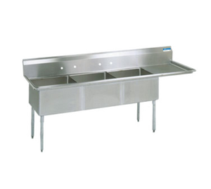BKS-3-24-14-24R | 98' | Sink, (3) Three Compartment BKS-3-24-14-24R | 98' | Sink, (3) Three Compartment