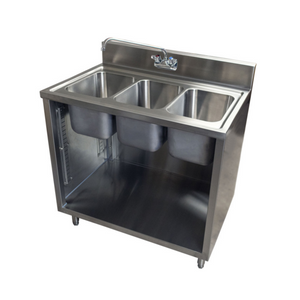 CSTR5-3-1014H-PG | 36' | Sink, (3) Three Compartment CSTR5-3-1014H-PG | 36' | Sink, (3) Three Compartment