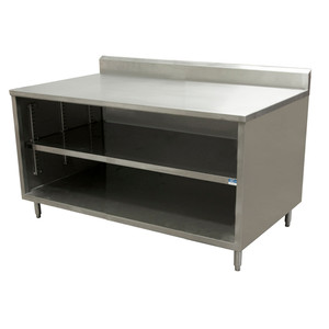 CSTR5-2460 | 60' | Work Table, Cabinet Base Open Front CSTR5-2460 | 60' | Work Table, Cabinet Base Open Front