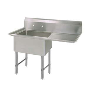 BKS-1-24-14-24RS | 50' | Sink, (1) One Compartment
