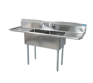 BKS-2-20-12-18T | 76' | Sink, (2) Two Compartment BKS-2-20-12-18T | 76' | Sink, (2) Two Compartment