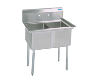 BKS-2-1620-12 | 37' | Sink, (2) Two Compartment BKS-2-1620-12 | 37' | Sink, (2) Two Compartment