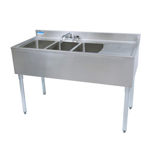 UB4-18-348RS | 48' | Underbar Sink Units UB4-18-348RS | 48' | Underbar Sink Units