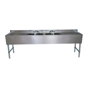 UB4-21-496TS | 96' | Underbar Sink Units UB4-21-496TS | 96' | Underbar Sink Units