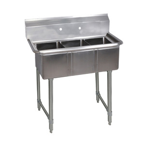 BKS-3-1014-10S | 35' | Sink, (3) Three Compartment BKS-3-1014-10S | 35' | Sink, (3) Three Compartment