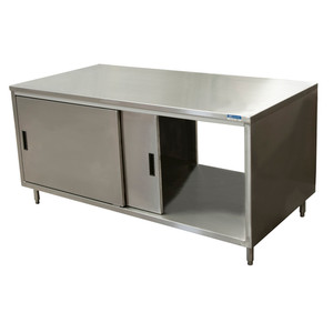 CST-2472S2 | 72' | Work Table, Cabinet Base Sliding Doors CST-2472S2 | 72' | Work Table, Cabinet Base Sliding Doors