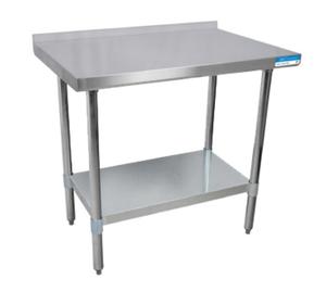 VTTR-7230 | 72' | Work Table,  63 - 72, Stainless Steel Top