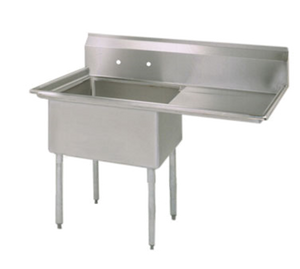 BKS-1-18-12-18R | 38' | Sink, (1) One Compartment BKS-1-18-12-18R | 38' | Sink, (1) One Compartment