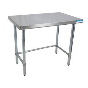 QVTOB-3024 | 30' | Work Table,  30 - 35, Stainless Steel Top