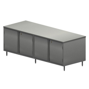 CST-3096HL | 96' | Work Table, Cabinet Base Hinged Doors CST-3096HL | 96' | Work Table, Cabinet Base Hinged Doors