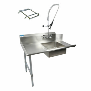 BKSDT-26-L-SS-P2-G | 26' | Dishtable, Soiled BKSDT-26-L-SS-P2-G | 26' | Dishtable, Soiled