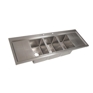 BK-DIS-1014-3-12T-PG | 58' | Sink, Drop-In BK-DIS-1014-3-12T-PG | 58' | Sink, Drop-In