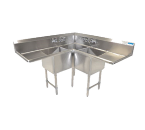 BKCS-3-24-14-24T | 75' | Sink, Corner, Compartment
