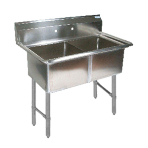 BKS6-2-1620-14S | 37' | Sink, (2) Two Compartment BKS6-2-1620-14S | 37' | Sink, (2) Two Compartment