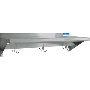 BKWS-1672-PR | 72' | Overshelf, Wall-Mounted with Pot Rack BKWS-1672-PR | 72' | Overshelf, Wall-Mounted with Pot Rack