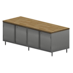 CMT-3096HL2 | 96' | Work Table, Wood Top