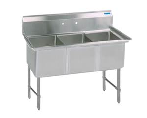 BKS6-3-18-14S | 59' | Sink, (3) Three Compartment BKS6-3-18-14S | 59' | Sink, (3) Three Compartment