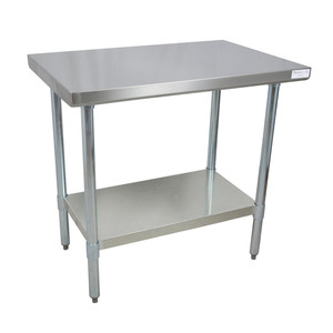 QVT-7236 | 72' | Work Table,  63 - 72, Stainless Steel Top