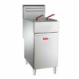 BAKEL40 | 15' | Fryer, Gas, Floor Model, Full Pot