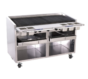 F-60RS | 60' | Charbroiler, Gas, Floor Model F-60RS | 60' | Charbroiler, Gas, Floor Model