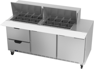 SPED72HC-24M-2 | 72' | Refrigerated Counter, Mega Top Sandwich / Salad Unit SPED72HC-24M-2 | 72' | Refrigerated Counter, Mega Top Sandwich / Salad Unit