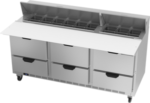 SPED72HC-18C-6 | 72' | Refrigerated Counter, Sandwich / Salad Unit SPED72HC-18C-6 | 72' | Refrigerated Counter, Sandwich / Salad Unit