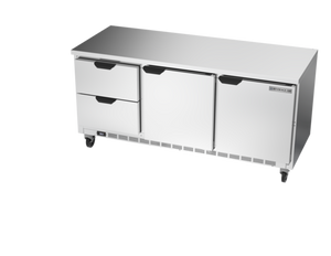 WTRD72AHC-2-FLT | 72' | Refrigerated Counter, Work Top WTRD72AHC-2-FLT | 72' | Refrigerated Counter, Work Top