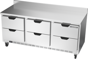 WTRD72AHC-6-FIP | 72' | Refrigerated Counter, Work Top WTRD72AHC-6-FIP | 72' | Refrigerated Counter, Work Top
