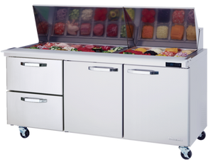 BLMT72-D2L-HC | 72' | Refrigerated Counter, Mega Top Sandwich / Salad Unit BLMT72-D2L-HC | 72' | Refrigerated Counter, Mega Top Sandwich / Salad Unit